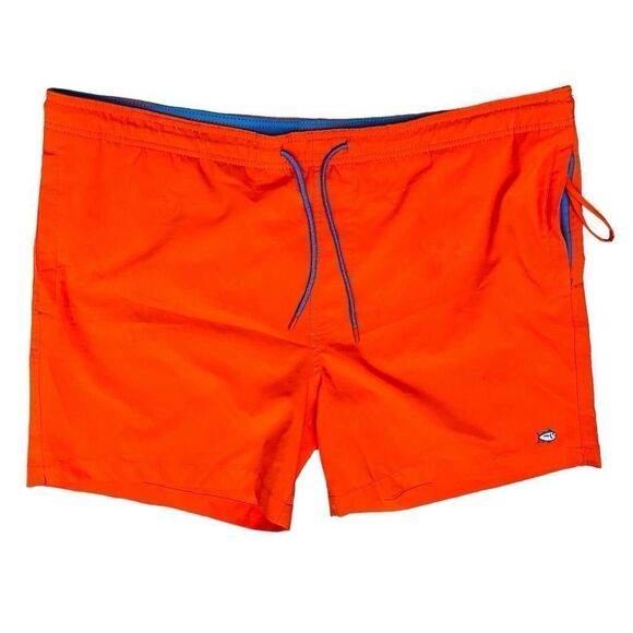 Southern Tide The SkipJack  Swim Trunks Orange Size XL NWOT - Picture 1 of 12